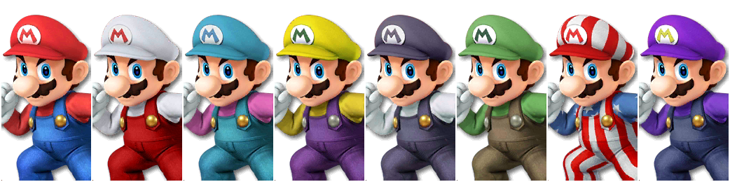 Filemario Ssb4 Recolorspng Super Mario Wiki The Mario Encyclopedia 1647