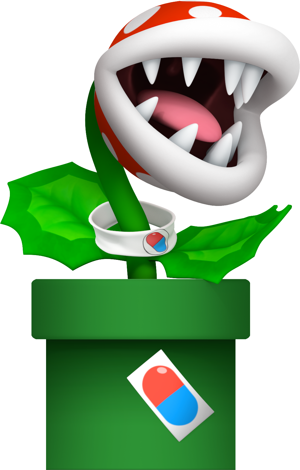 Filedmw Dr Piranha Plant Solo Artpng Super Mario Wiki The Mario Encyclopedia 7396