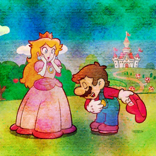 File:MKT Madrid Painting Mario and Peach.png