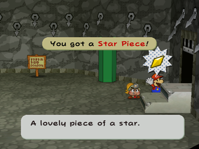 File:PMTTYD Star Piece RogueSewerThousandYearDoorStair.png