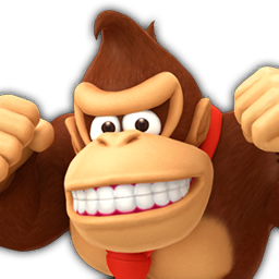 Donkey Kong's icon in Super Mario Party (later used in Mario Party Superstars)