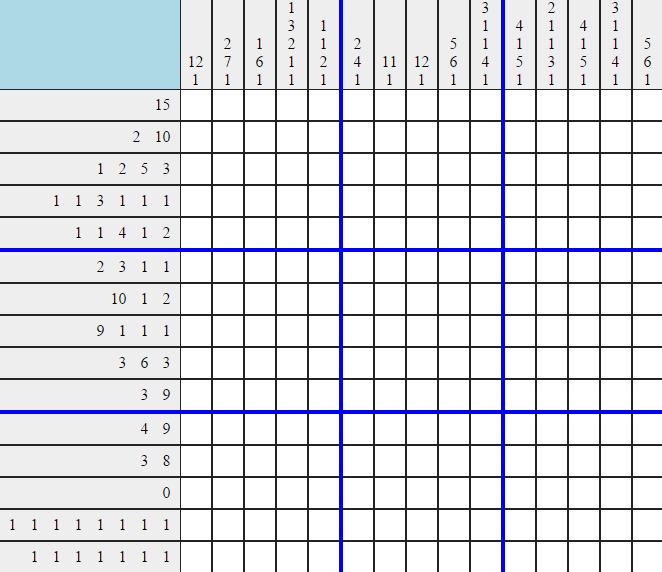 The Picross Easy section, for 'Shroom 103