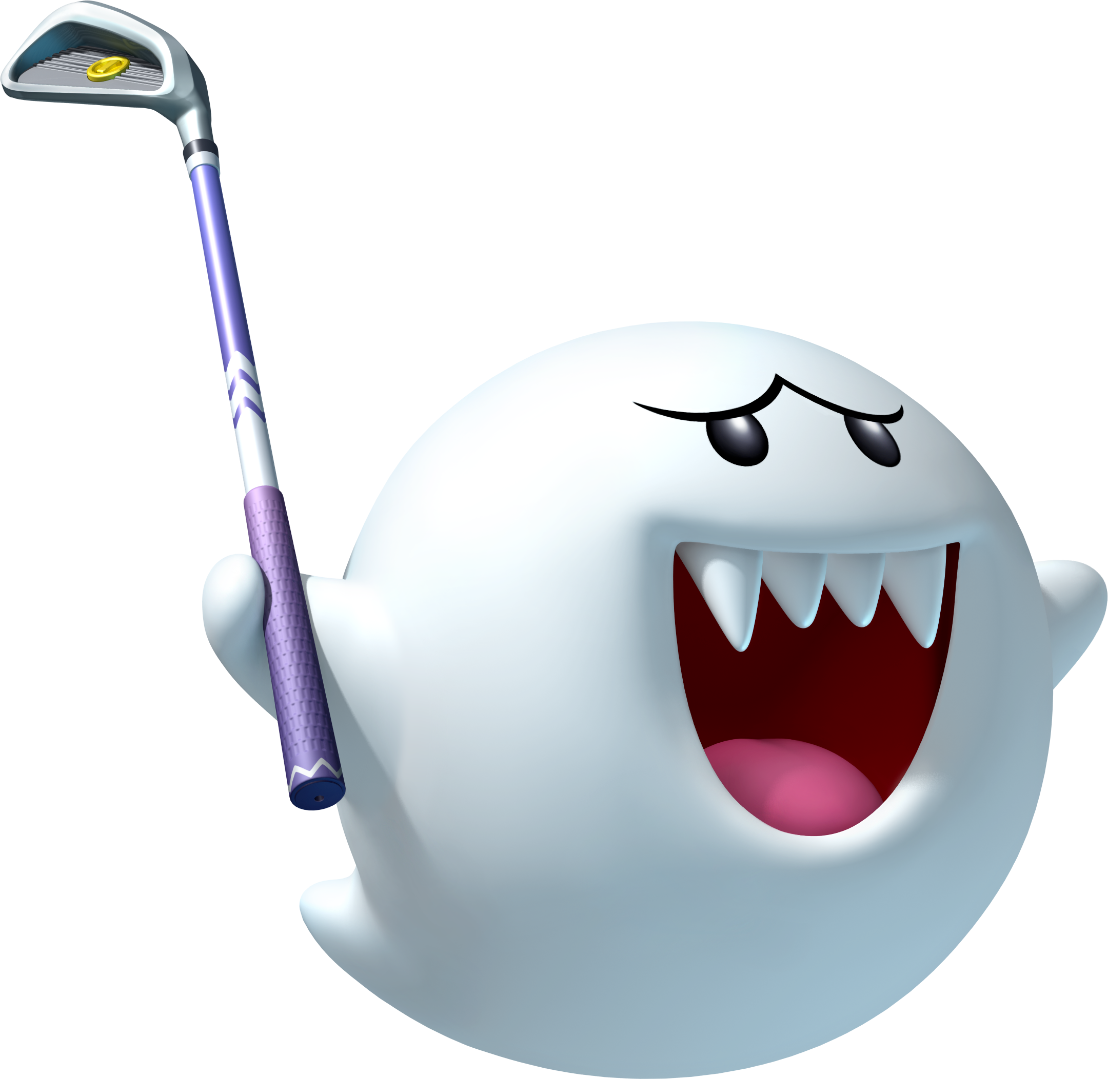 Boo artwork from Mario Golf: World Tour.