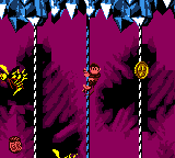Candy's Challenge in Kremkroc Industries in the Game Boy Color version of Donkey Kong Country