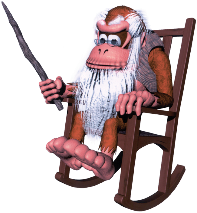 Cranky Kong - Super Mario Wiki, the Mario encyclopedia