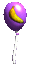 Purple Banana Balloon