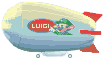 Luigi blimp from Mario Kart: Super Circuit.