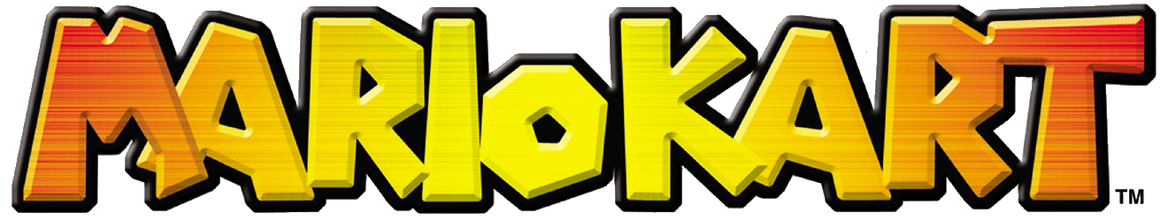 The Mario Kart logo styled with the classic design, used until Mario Kart Arcade GP 2