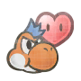 Yoshi's health icon (orange)