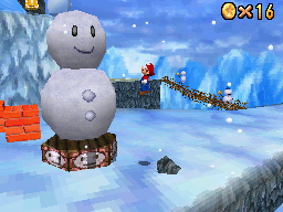 Mario at Cool, Cool Mountain