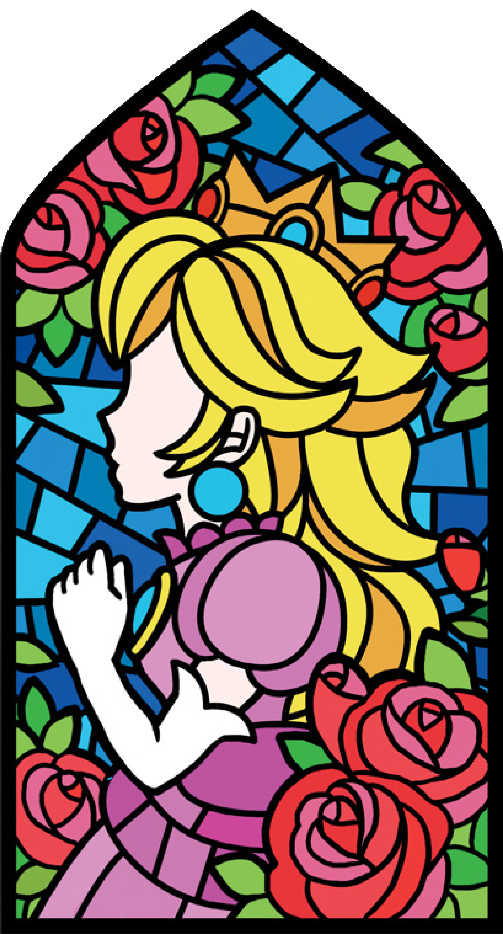 File:SMO Artwork Stained Glass.png - Super Mario Wiki, the Mario 