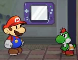 File:Mini-Yoshi and Mario PMTTYD.png