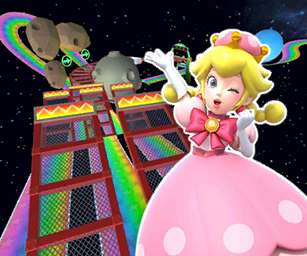 File:MKT Icon RainbowRoadT3DS Peachette.png