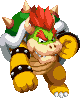 Bowser punching in the overworld