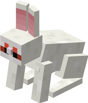 File:Minecraft Mario Mash-Up Black And White Rabbit Render.png