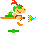 An animated sprite of Bowser Jr. seen during loading screens in the Bowser's Fury campaign of Super Mario 3D World + Bowser's Fury