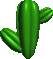 Sprite of a Cactus from Mario Kart 64