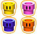 The strangely warp pipes from Pipesqueak, of Mario Party 3