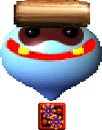 Sprite of a Balloon Bully in Yoshi's Story