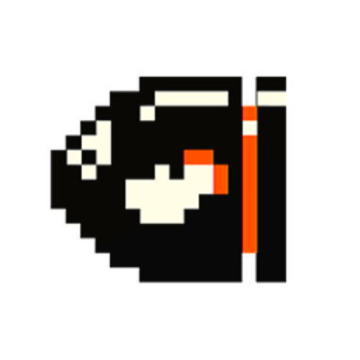 File:NSO SMO July 2022 Week 6 - Character - 8-Bit Bullet Bill.png