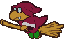 File:PM Red Magikoopa flying idle.gif