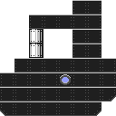 Ground (block) in Super Mario Maker 2 - Super Mario Bros. game style, Airship theme.