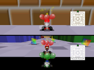 File:Mario Kart 64 Go Through the Wall Glitch.png