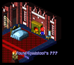 Toadstool's ??? in her room