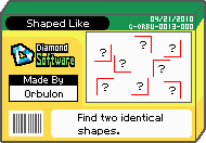 The shelf cover for one of Orbulon's microgames in WarioWare: D.I.Y.