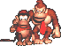 Background image of the 2 Player Team mode picture from Donkey Kong Country for Game Boy Advance