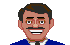 Mayor Cellout sprite from Mario is Missing! Macintosh version
