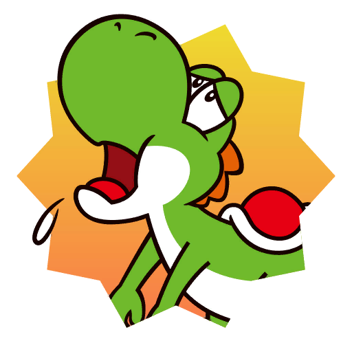 File:Sticker Yoshi (sad) - Mario Party Superstars.png