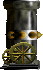 Sprite of a Turtle Cannon in Yoshi's Story