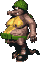 Sprite of a Klump in Donkey Kong Country.