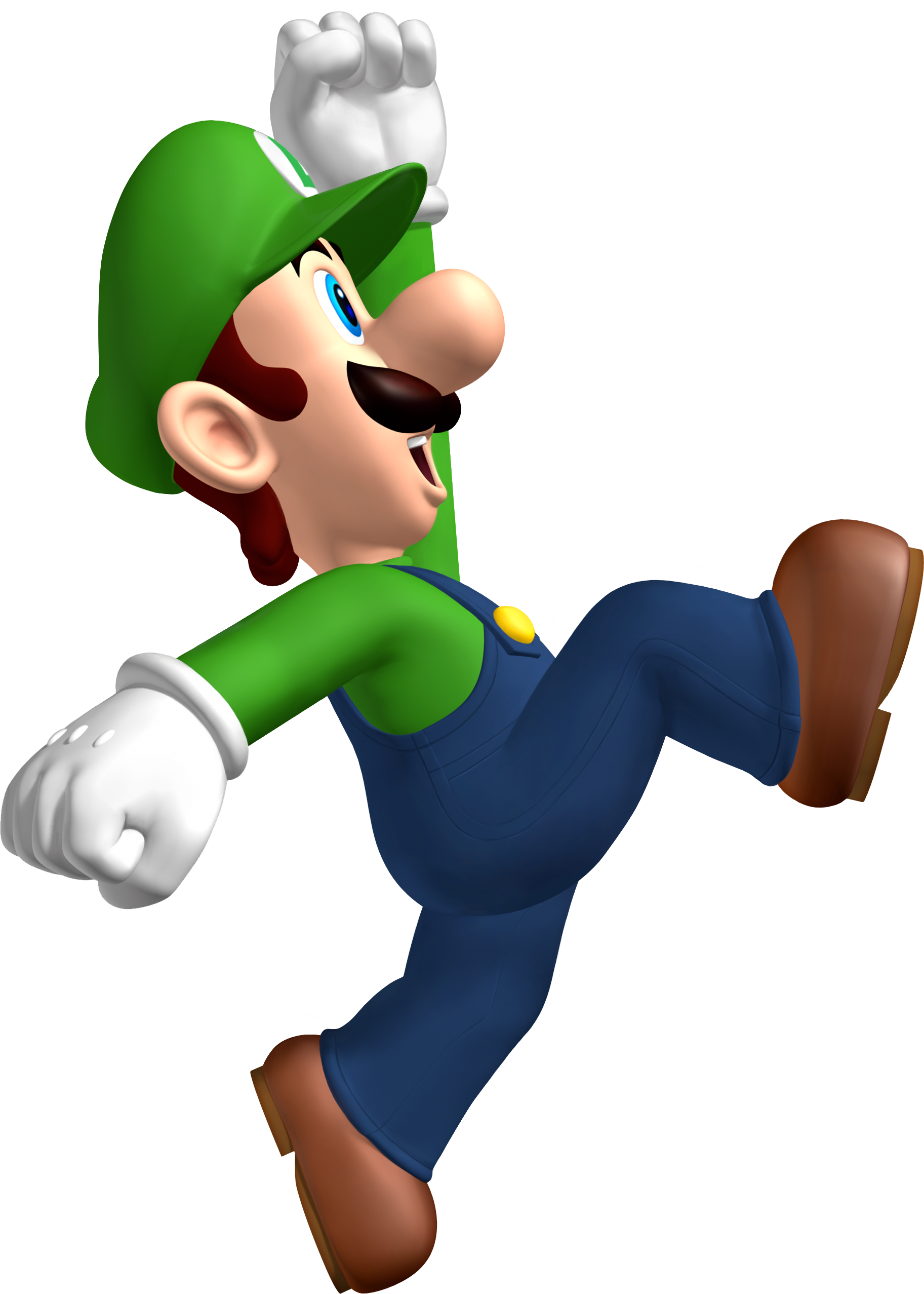 Fileluigi Jumping Nsmb Side Artworkpng Super Mario Wiki The Mario Encyclopedia 5730