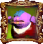 Mr. Luggs' sprite from Mario Kart: Double Dash!. In spite of the frame color, this portrait is identical to his silver frame.