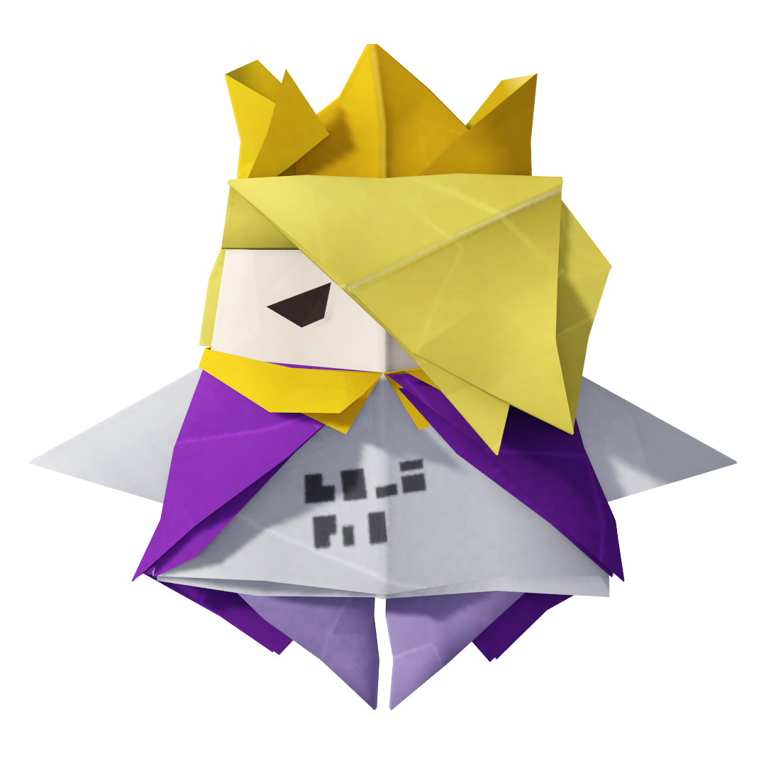 King Olly after being attacked by Mario and Olivia