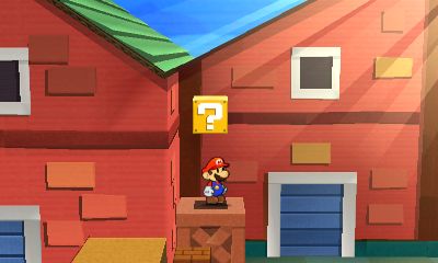 Second ? Block in Surfshine Harbor of Paper Mario: Sticker Star.