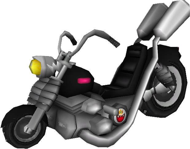 Filewario Bike King Boo Modelpng Super Mario Wiki The Mario Encyclopedia 7736