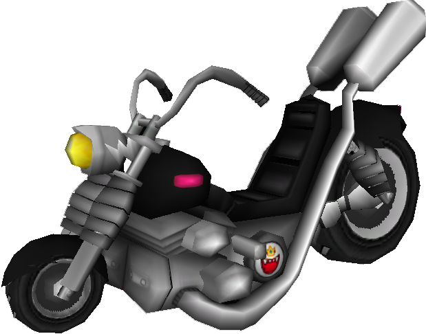 Filewario Bike King Boo Modelpng Super Mario Wiki The Mario Encyclopedia 