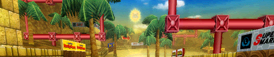 The course banner for DS Desert Hills from Mario Kart Wii.