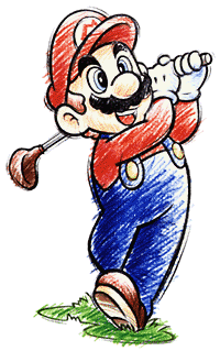 Mario Golf Drawing.gif