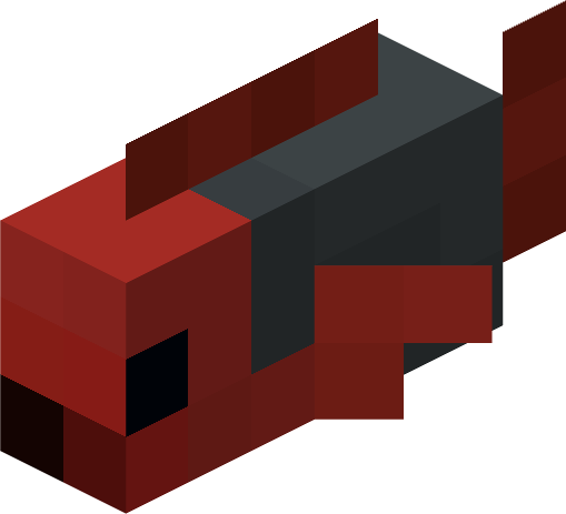 File:Minecraft Mario Mash-Up Tropical Fish Red Lipped Blenny Render.png