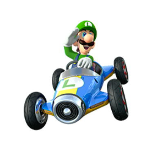 File:NSO MK8D May 2022 Week 4 - Character - Luigi in Mach 8.png