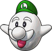 Sprite of Boo Luigi, from Puzzle & Dragons: Super Mario Bros. Edition.
