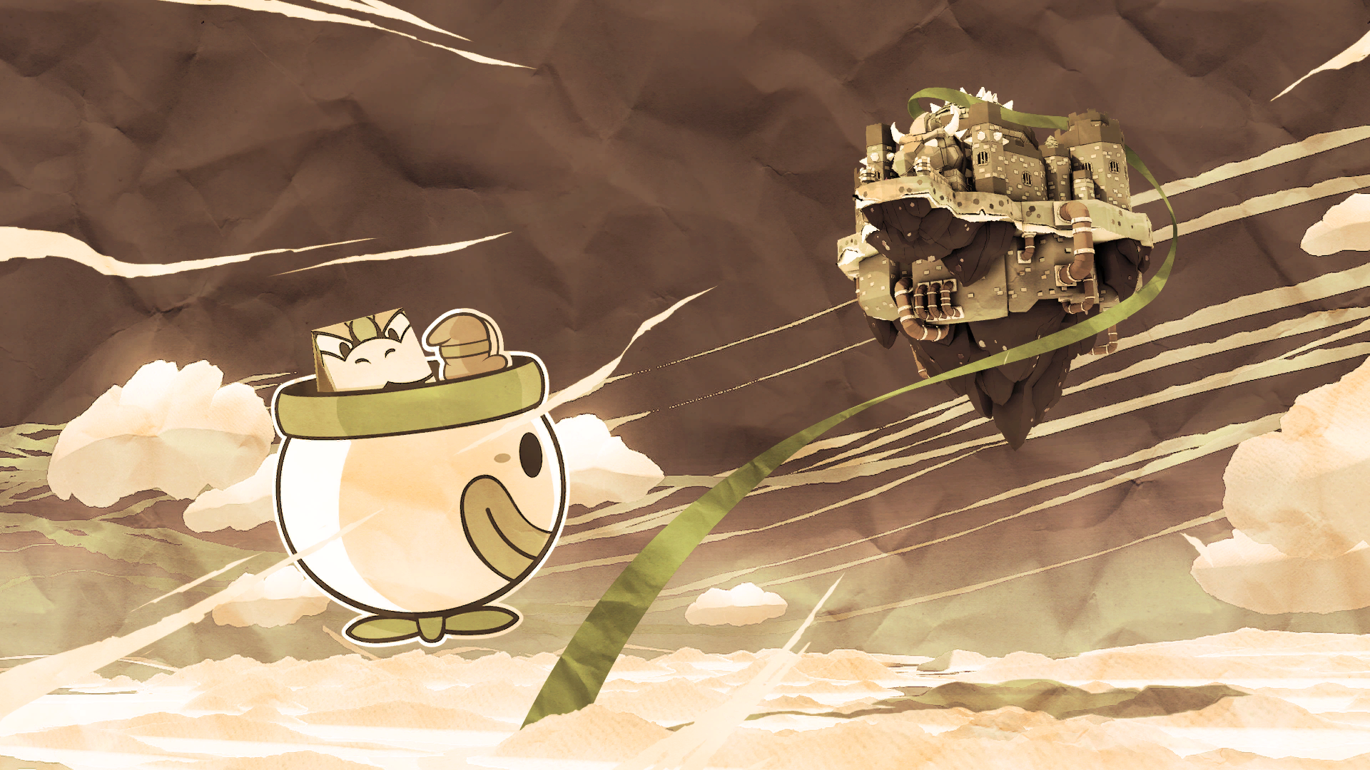 One of Kamek's flashbacks