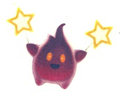 Artwork of the Comet Luma[derived] from Super Mario Galaxy.