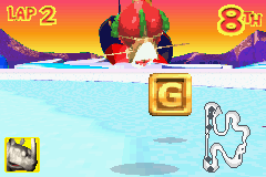 Screenshot of a letter in Diddy Kong Pilot's 2003 build