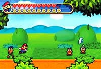 A pre-release battle in Paper Mario
