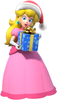File:Princess Peach Christmas.png